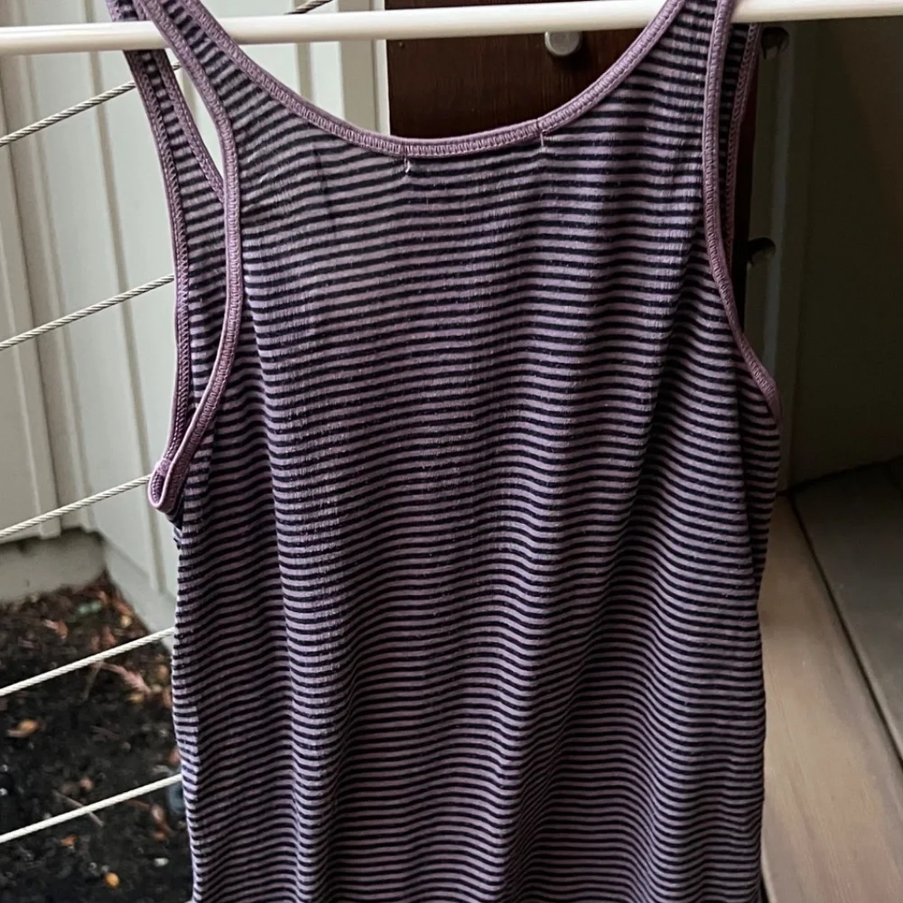 Stateside Brand Tank Top- Women  Size XS- Purple and Grey Striped - Picture 6 of 14